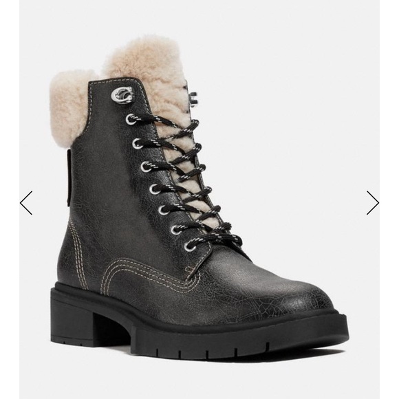 Host Pick! Coach Lorimer Bootie w Shearling - Picture 3 of 16